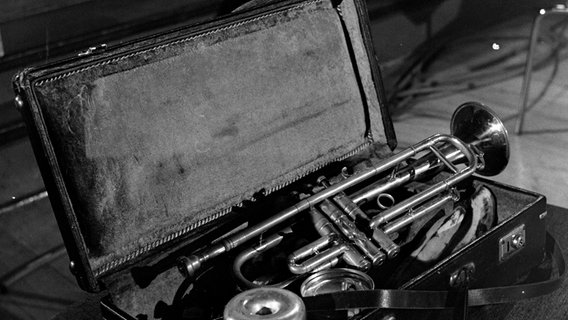 Eine Trompete liegt in einem Koffer. © Siegfried Pilz Foto: Siegfried Pilz