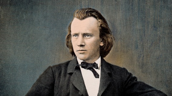 Der Komponist Johannes Brahms in den 60er-Jahren des 19. Jahrhunderts. © picture-alliance / akg-images 