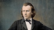 Der Komponist Johannes Brahms in den 60er-Jahren des 19. Jahrhunderts. © picture-alliance / akg-images 