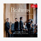 CD-Cover: Boris Giltburg/Pavel Nikl/Pavel Haas Quartet - Brahms: Klavierquintett op.34 & Streichquintett Nr. 2 © Supraphon 