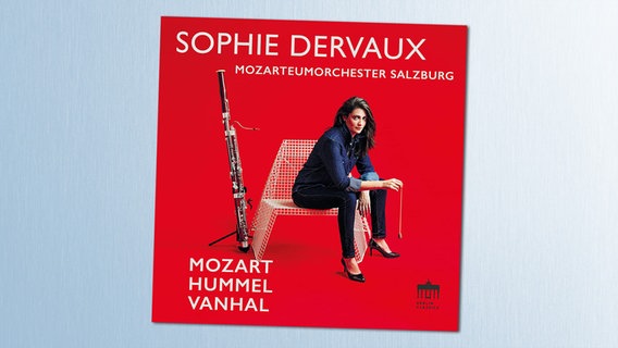 CD-Cover: Sophie Dervaux - Mozart - Hummel - Vanhal © Berlin Classics 