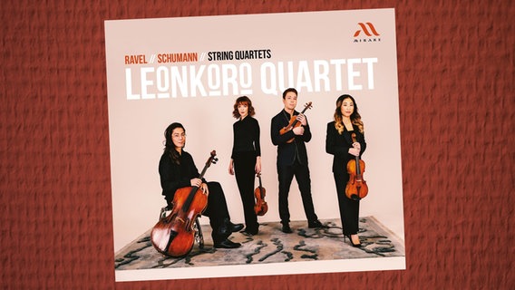 CD-Cover: Leonkoro Quartet - Ravel, Schumann: String Quartets © Mirare 