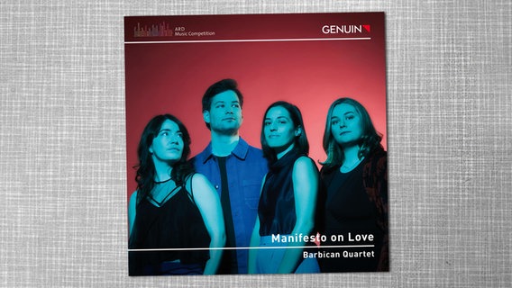 CD-Cover: Barbican Quartet - Manifesto on Love © Genuin 