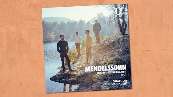 CD-Cover: Quatuor van Kuijk - Mendelssohn: Complete String Quartet Vol.1 © Alpha Calssics 