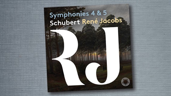 CD-Cover: B'Rock Orchestra / René Jacobs - Franz Schubert: Sinfonien 4 & 5 © Pentatone 