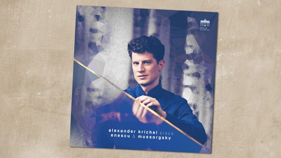 Cover der CD Alexander Krichel plays Enescu & Mussorgsky  