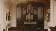 Historische Orgel in der Laeiszhalle Hamburg © Staatsarchiv Hamburg  /  Laeiszhalle Hamburg 