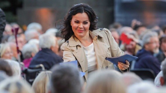 Sopranistin Aleksandra Kurzak beim NDR Klassik Open Air 2019 in Hannover © NDR Foto: Axel Herzig