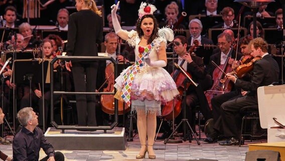 Sopranistin Aleksandra Kurzak beim NDR Klassik Open Air 2019 in Hannover © NDR Foto: Axel Herzig