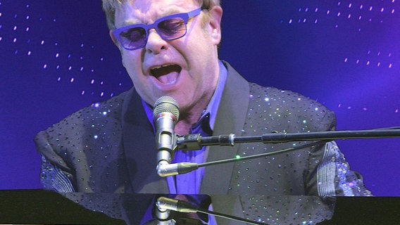 Elton John beim SHMF-Konzert in Kiel 2014 © Axel Nickolaus Foto: Axel Nickolaus