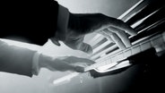 Hände auf einer Klaviertastatur. © Digital Vision 