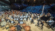 Die Münchner Philharmoniker im Orchestersaal der Isarphilharmonie. © picture alliance / dpa Foto: Peter Kneffel