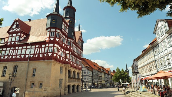 Rathaus in der Altstadt in Duderstadt. © picture-alliance/dpa Foto: Frank May