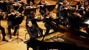Pianist Lukas Sternath beim Finalkonzert des 71. Internationalen ARD-Musikwettbewerb in München. © Daniel Delang 