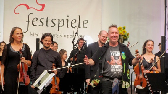 Nigel Kennedy bei der Festpielen MV 2021 © NDR/ Axel Seitz Foto: Axel Seitz