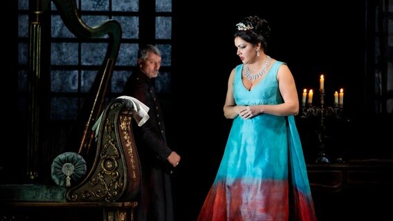 Anna Netrebko as Tosca in La Scala in Milan (2019).  © Photo Alliance / PhotoShot 