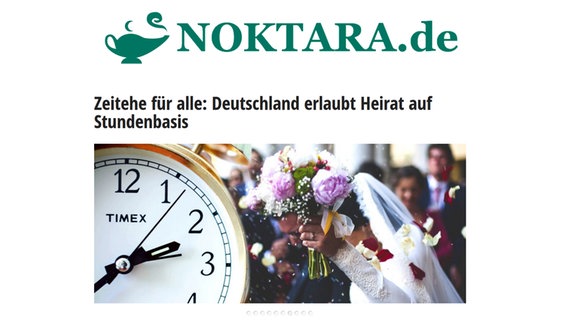 Screenshot von der Website noktara.de © Noktara 
