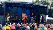 Fünf Musiker machen Live-Musik auf eine Bühne. © NDR Foto: Jessica Hatje