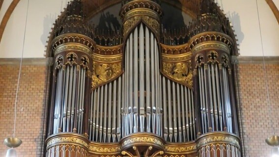Die Mühleisen/Marcussen-Orgel der St. Johanniskirche in Hamburg © Creative Commons Foto: Hans-Jörg Gemeinholzer