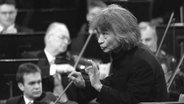 Der japanische Dirigent Seiji Ozawa dirigiert am 1.1.2002 das traditionelle Neujahrskonzert mit den Wiener Philharmonikern im Wiener Musikverein. © picture-alliance / dpa | epa apa Newald Robert 