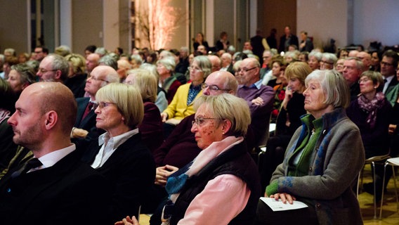 Das Publikum bei der Verleihung des NDR Kultur Sachbuchpreises 2015. © NDR Foto: Isabelle Hannemann