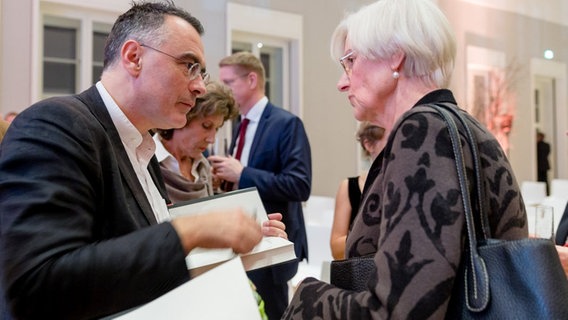 Preisträger Christoph Reuter bei der Verleihung des NDR Kultur Sachbuchpreises 2015 © NDR Foto: Isabelle Hannemann