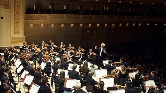 Das NDR Sinfonieorchester in der New Yorker Carnegie Hall © NDR Foto: Isabel Penzlien
