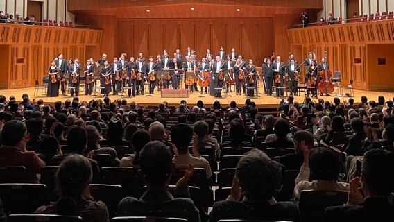 Die NDR Radiophilharmonie in Tokio. © NDR 