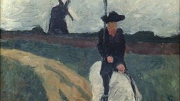 Don Quijote, Werk von Paula Modersohn-Becker (Öl auf Pappe, 1900) © AKG / P.Modersohn-Becker Mus. Br 