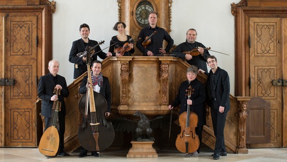 Das Ensemble Ars Antiqua Austria im Gruppenporträt.  Foto: Brendon Heinst
