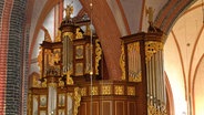 Blick vom Herrenboden auf die Orgel. © Tihmo Janssen Foto: Tihmo Janssen