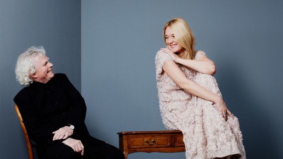 Simon Rattle und Magdalena Kožená © Julia Wesley Foto: Julia Wesley