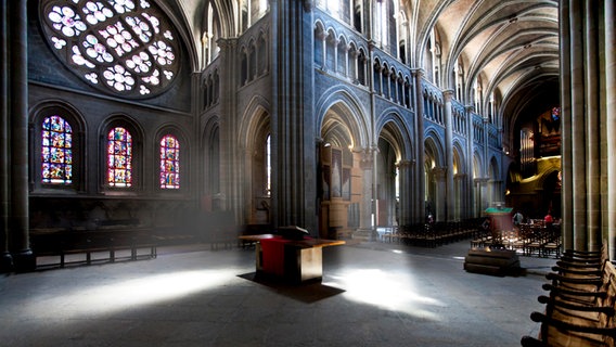 Die Kathedrale Notre-Dame, ehemalige Bischofskirche des Bistums Lausanne. © picture alliance / imageBROKER | Martin Moxter Foto: Martin Moxter