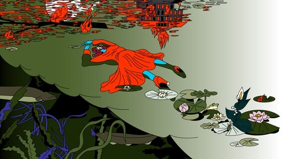 Illustration zur Hörspielserie "Die Erschöpften". © NDR/Eva Revolver 