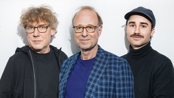 v.l. Jean Szymczak, Oliver Sturm, Simon Hastreiter © NDR/Andreas Rehmann Foto: Andreas Rehmann
