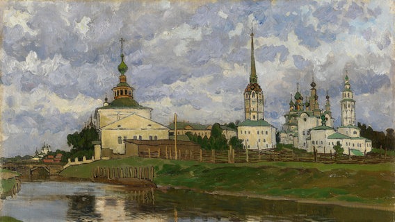 Solikamsk, 1910. Gemälde von Makovsky, Alexander Vladimirovich (1869-1924). © picture alliance / Heritage-Images | © Fine Art Images/Heritage Images 