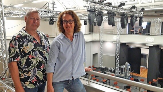 Ballettchef Ralf Dörnen und Schauspieldirektorin Uta Koschel © NDR Foto: Katja Weise
