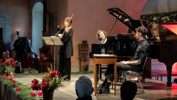 'Kreutzersonate' - Musik von Beethoven zu einer Lesung aus Tolstois Novelle © NDR Foto: Christiane Irrgang