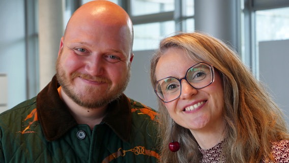 Max Richard Leßmann und Juliane Bergmann © NDR Foto: Martin Trautvetter