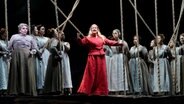 Elza van der Heever als Senta in Wagners "Der Fliegende Holländer" © Met Opera Foto: Ken Howard