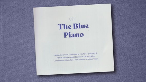 CD-Cover "The Blue Piano" von Mathias Rüegg © Lotus Records / Galileo 