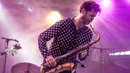 Der Saxofonist Donny McCaslin bei einem Auftritt mit seiner Band während des "Jazz a Vienne" Festival 2017 © picture alliance / Visual Press Agency Foto: Maks Him
