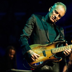 Der britische Musiker Sting spielt auf der Bühne mit geschlossenen Augen Bassgitarre. © picture alliance / ZUMAPRESS.com Foto: Lora Olive