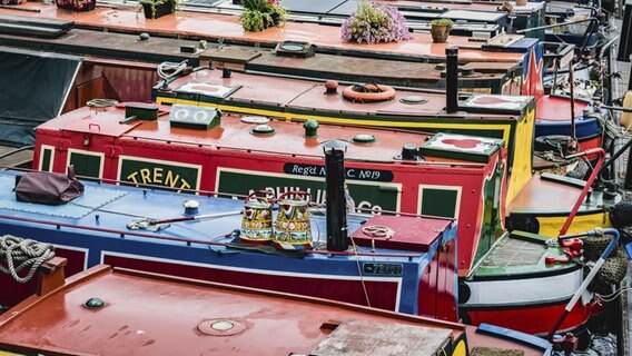 Boote auf dem Kanal in Birmingham © picture alliance/Loop Images Foto: Bill Allsopp