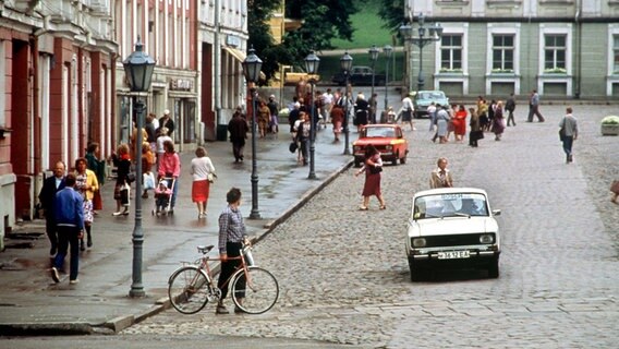 Die Stadt Tartu im Jahre 1989 © dpa - Bildarchiv Foto: Vendelin