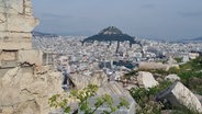 Zu sehen ist ein Panoramablick über die griechische Hauptstadt Athen. © Eva Schramm Foto: Eva Schramm