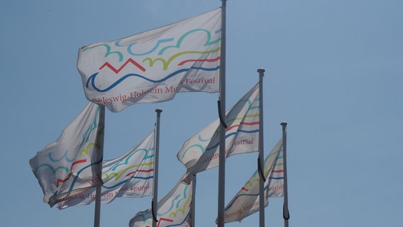 Fahnen des SHMF im Wind © SHMF 