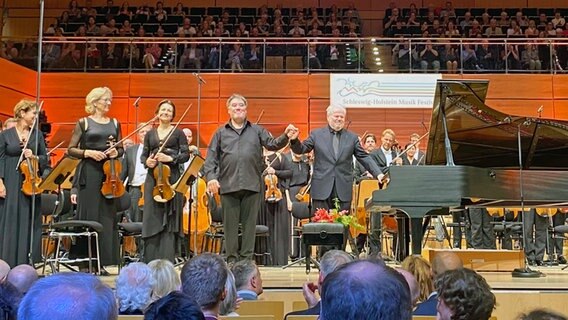 Künstler auf dem Schleswig-Holstein Musik Festival © NDR Foto: Linda Ebener