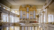 Die Orgel der Stadtkirche Neustrelitz © NDR Foto: Heiko Preller