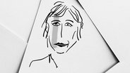 Eine Karikatur von Marianne Faithfull © Ocke Bandixen Foto: Ocke Bandixen